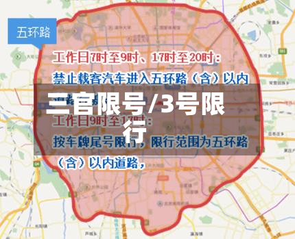 三官限号/3号限行
