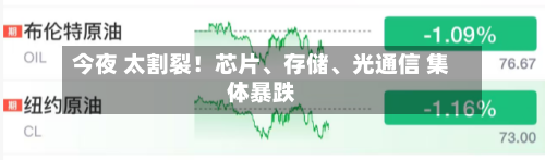 今夜 太割裂！芯片、存储、光通信 集体暴跌-第2张图片