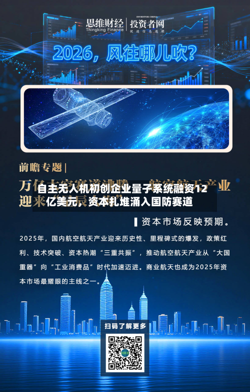自主无人机初创企业量子系统融资12亿美元，资本扎堆涌入国防赛道-第3张图片