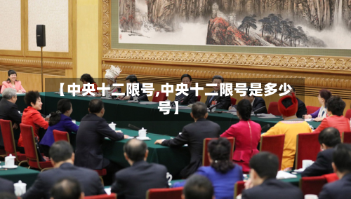 【中央十二限号,中央十二限号是多少号】-第2张图片