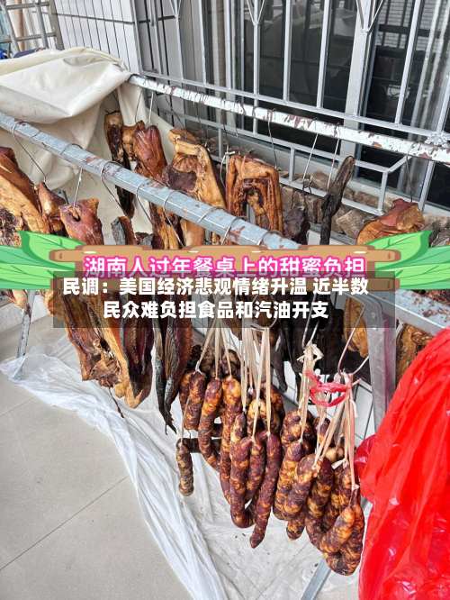 民调:美国经济悲观情绪升温 近半数民众难负担食品和汽油开支-第3张图片