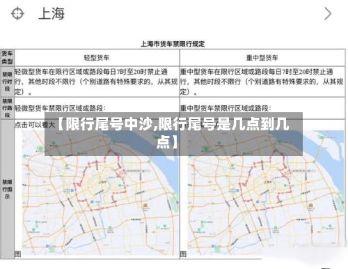 【限行尾号中沙,限行尾号是几点到几点】