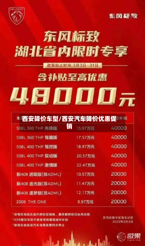 西安降价车型/西安汽车降价优惠促销-第2张图片