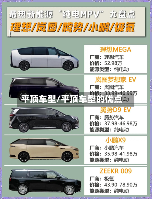 平顶车型/平顶车型的优点