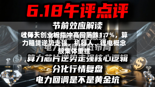 【每天收评】创业板指冲高回落跌1.7%，算力租赁逆势走强	，机器人、锂电概念股集体重挫-第3张图片