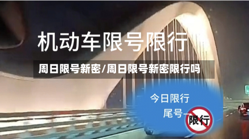 周日限号新密/周日限号新密限行吗-第3张图片