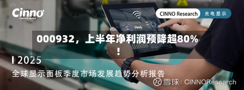 000932，上半年净利润预降超80%！-第3张图片