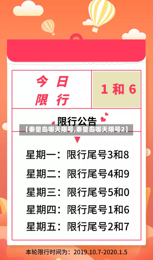 【秦皇岛哪天限号,秦皇岛哪天限号2】-第3张图片