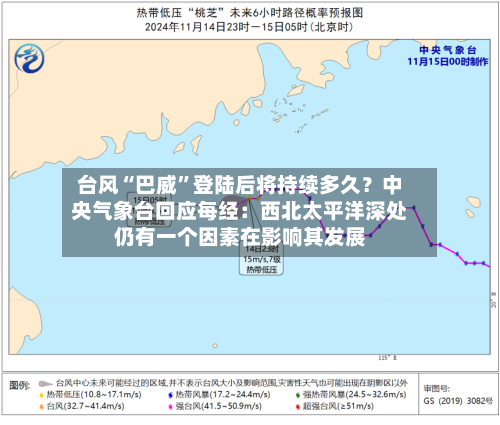 台风“巴威	”登陆后将持续多久？中央气象台回应每经：西北太平洋深处仍有一个因素在影响其发展-第2张图片