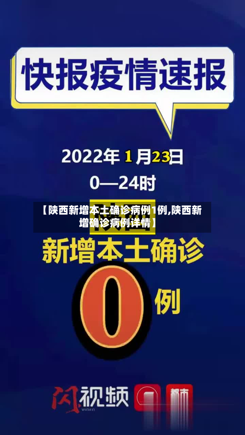 【陕西新增本土确诊病例1例,陕西新增确诊病例详情】-第2张图片