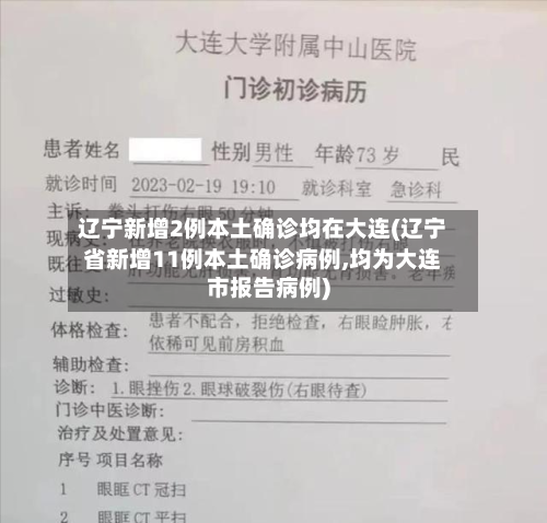 辽宁新增2例本土确诊均在大连(辽宁省新增11例本土确诊病例,均为大连市报告病例)-第2张图片