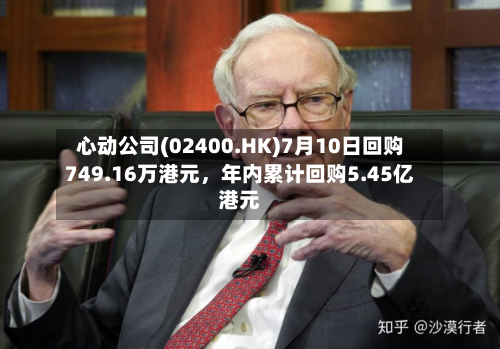 心动公司(02400.HK)7月10日回购749.16万港元	，年内累计回购5.45亿港元-第2张图片