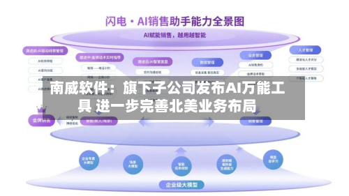 南威软件:旗下子公司发布AI万能工具 进一步完善北美业务布局-第2张图片