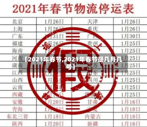 【2021年春节,2021年春节是几月几号】
