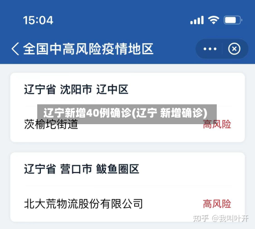 辽宁新增40例确诊(辽宁 新增确诊)-第2张图片