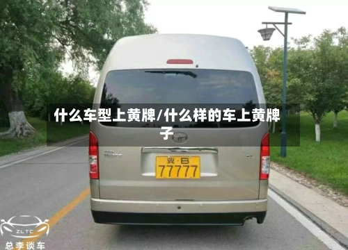 什么车型上黄牌/什么样的车上黄牌子