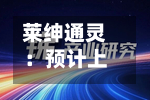 莱绅通灵：预计上半年归母净利润同比降65%至2130万元