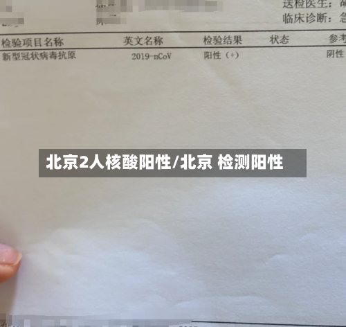 北京2人核酸阳性/北京 检测阳性-第2张图片