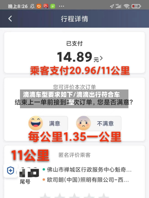 滴滴车型要求如下/滴滴出行符合车型