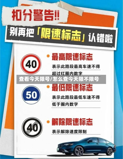 查看今天限号/怎么查今天限不限号