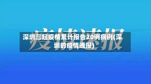 深圳三起疫情累计报告20例病例(深圳的疫情通报)-第3张图片