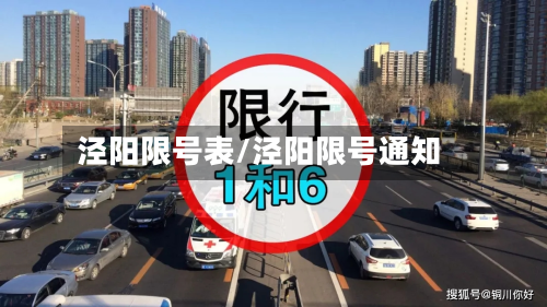 泾阳限号表/泾阳限号通知-第3张图片