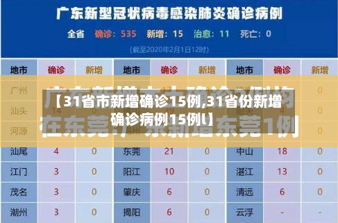 【31省市新增确诊15例,31省份新增确诊病例15例l】-第3张图片