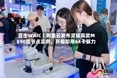 直击WAIC丨阿里云发布灵骏真武M890超节点实例	，开箱即用64卡算力-第2张图片