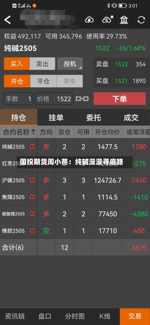 国投期货周小燕:纯碱漫漫寻底路-第3张图片