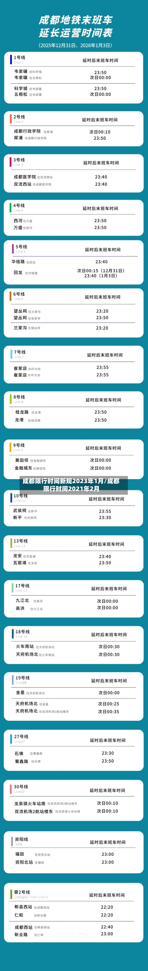 成都限行时间新规2023年1月/成都限行时间2021年2月