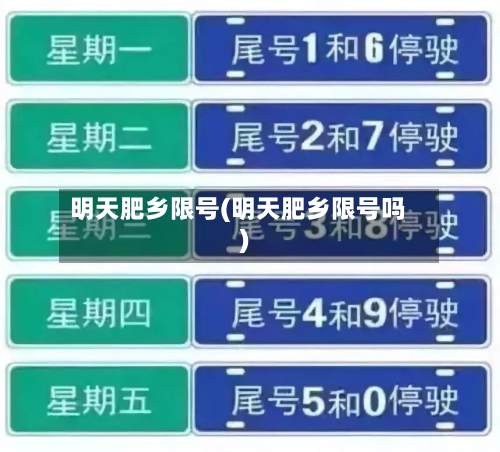 明天肥乡限号(明天肥乡限号吗)