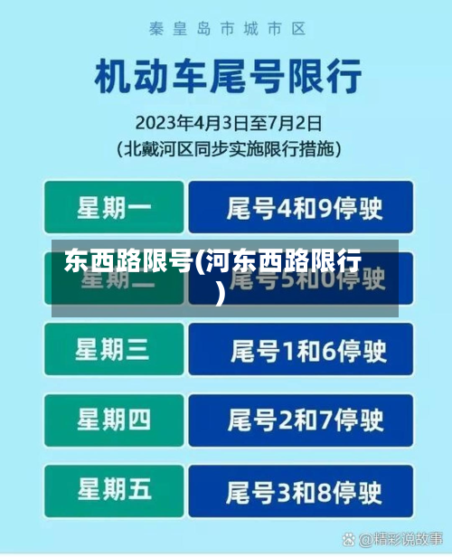 东西路限号(河东西路限行)-第2张图片