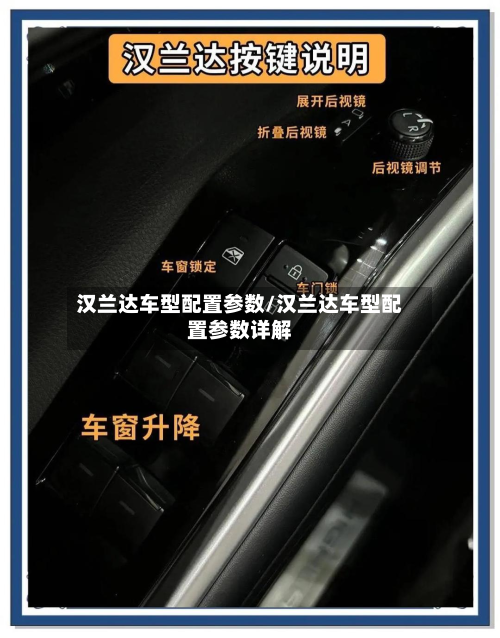 汉兰达车型配置参数/汉兰达车型配置参数详解