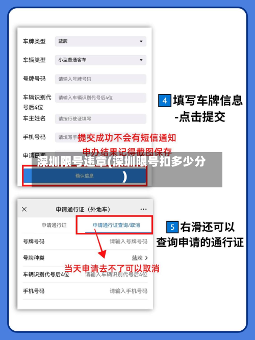 深圳限号违章(深圳限号扣多少分)-第3张图片