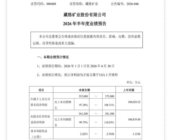 最高预增超16倍！两大锂矿龙头	，业绩利好来了